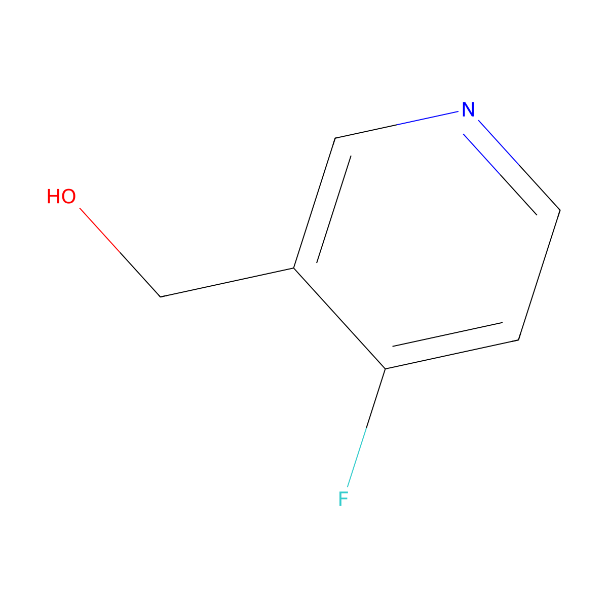 (4-Fluoropyridin-3-yl)methanol molecular structure, CAS 1227601-63-9