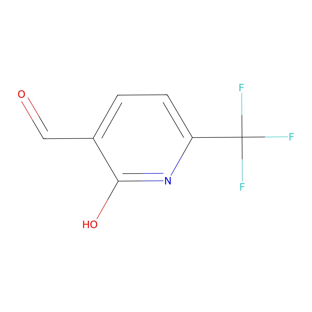 1,2-Dihydro-2-oxo-6-(trifluoromethyl)-3-pyridinecarboxaldehyde molecular structure, CAS 1227602-74-5
