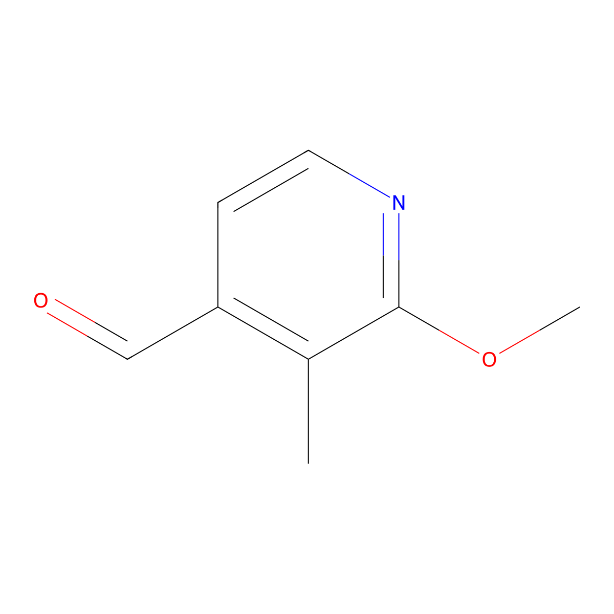 2-Methoxy-3-methylisonicotinaldehyde molecular structure, CAS 1227603-19-1