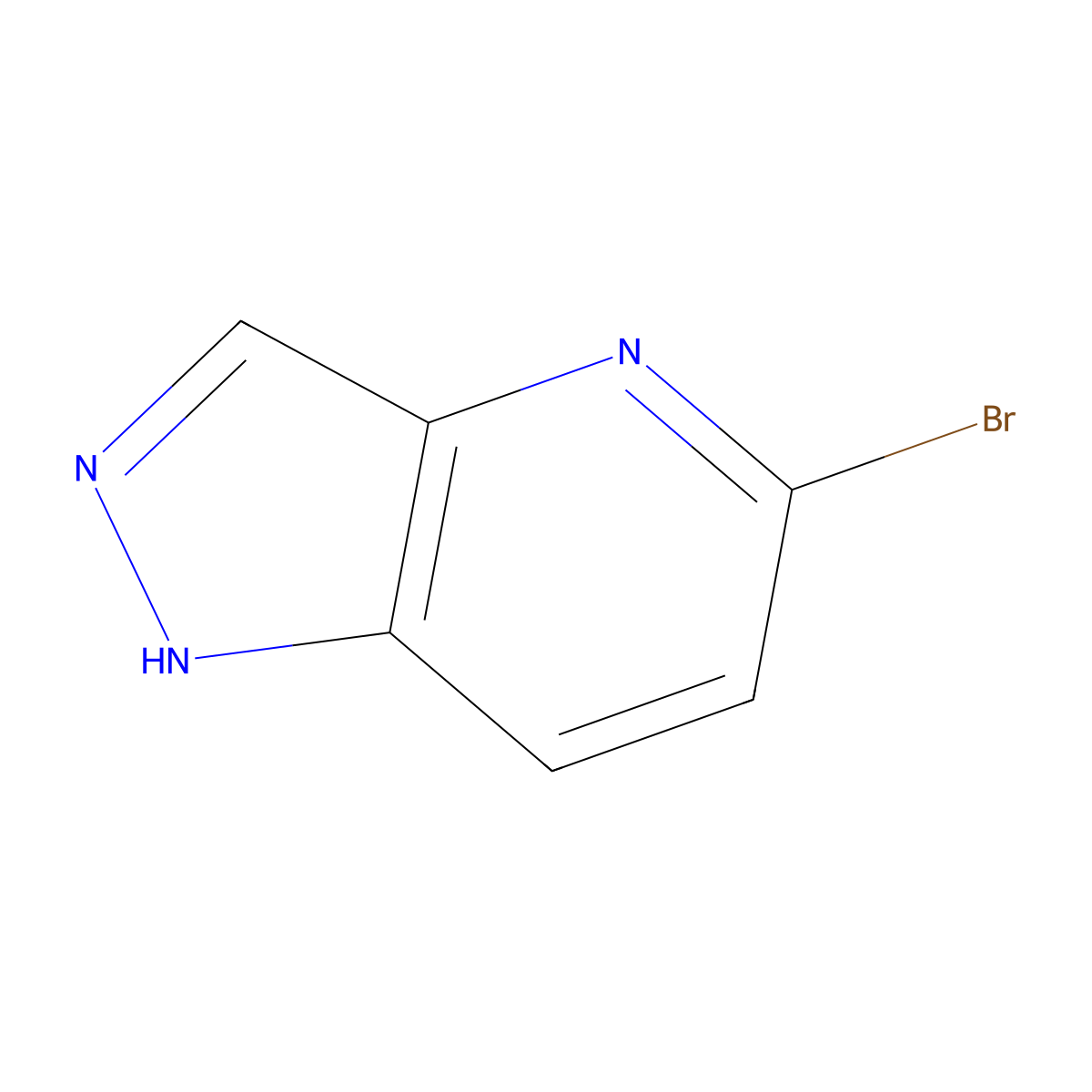 5-bromo-1H-pyrazolo[4,3-b]pyridine molecular structure, CAS 1227628-78-5