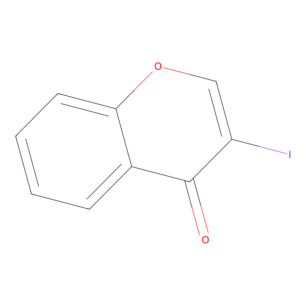 3-Iodochromone molecular structure, CAS 122775-34-2