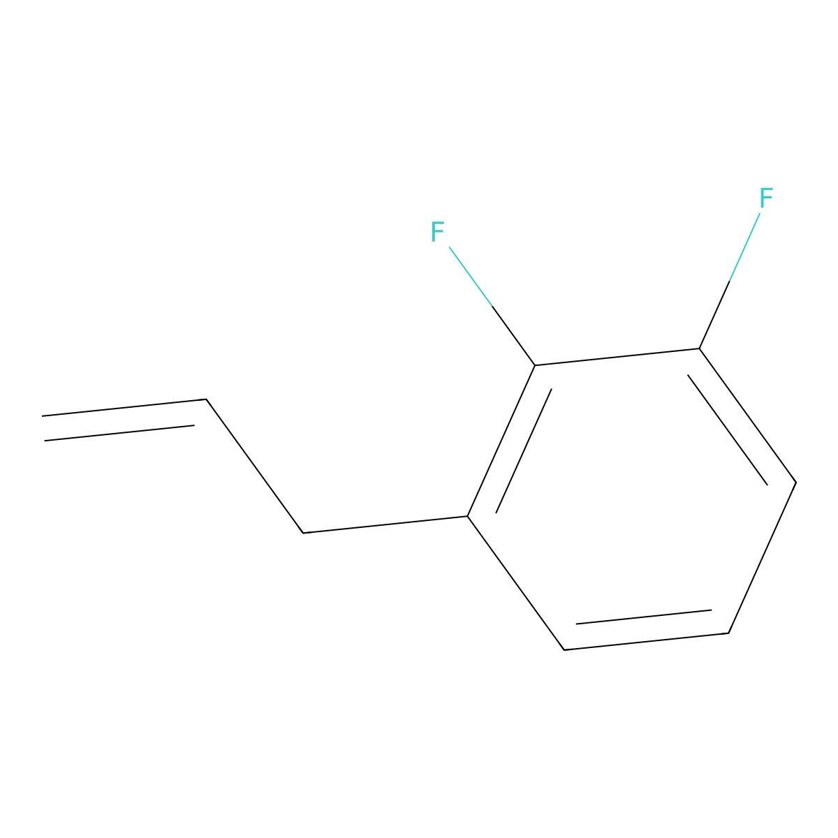 1,2-Difluoro-3-(prop-2-EN-1-YL)benzene molecular structure, CAS 1227785-64-9