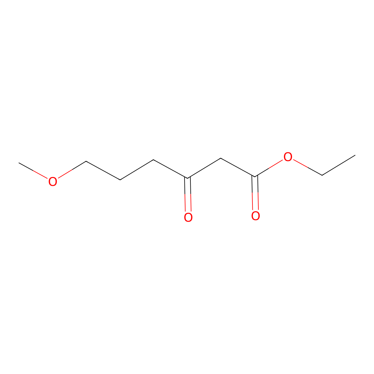 Ethyl 6-methoxy-3-oxohexanoate molecular structure, CAS 1227787-88-3