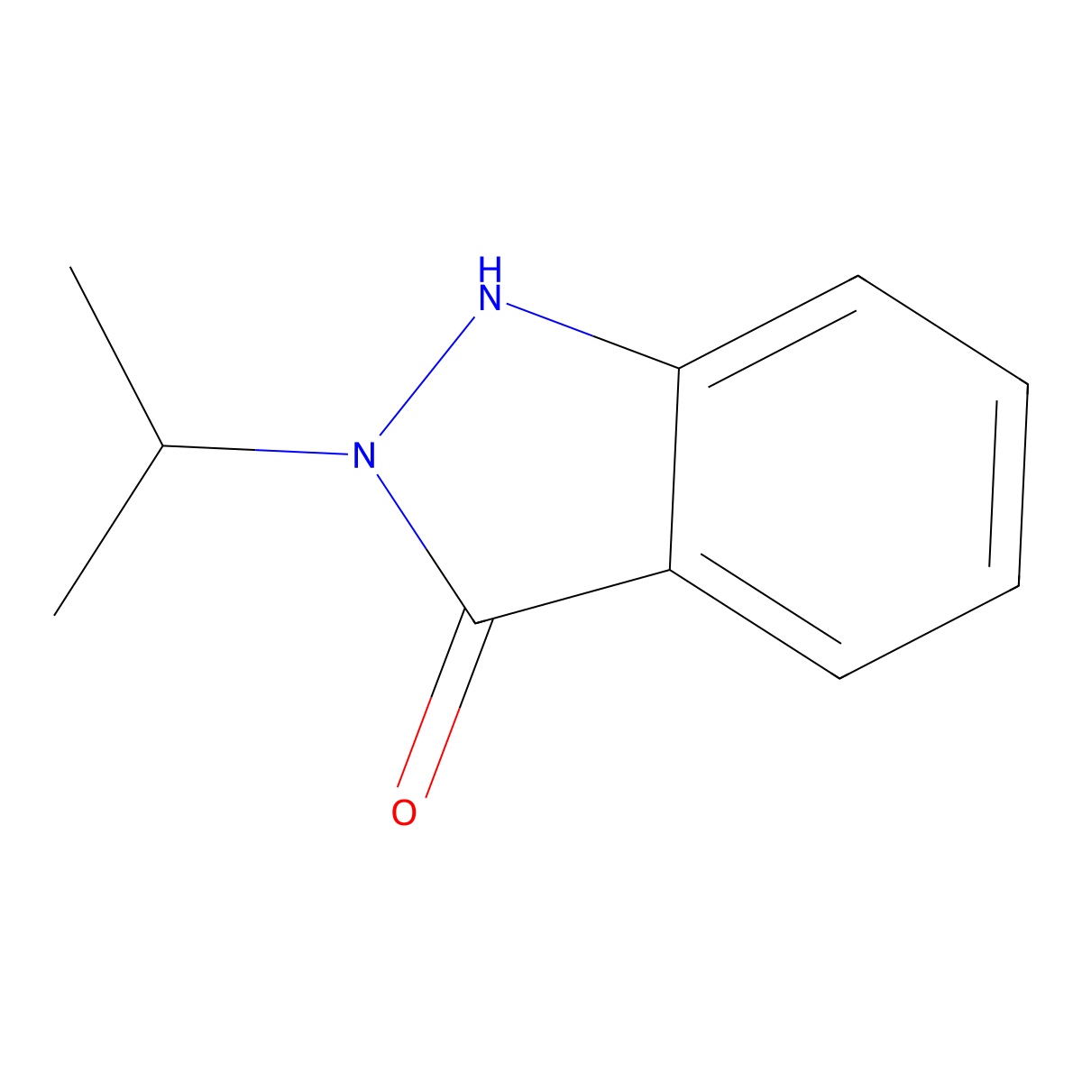 2-(Propan-2-yl)-2,3-dihydro-1H-indazol-3-one molecular structure, CAS 1227927-23-2