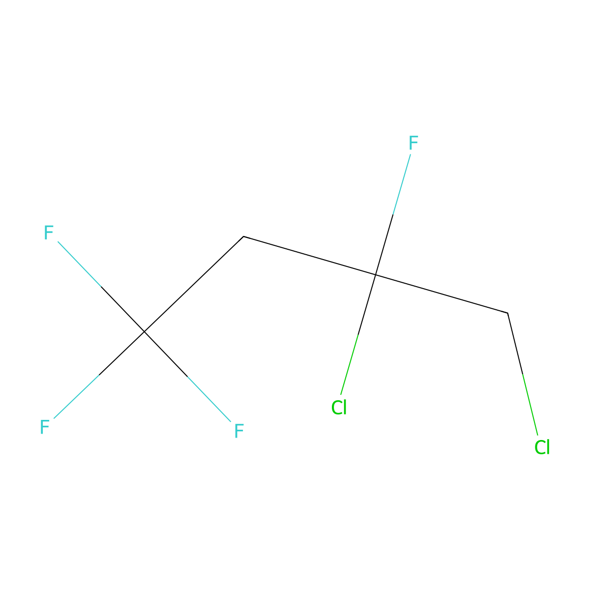 3,4-Dichloro-1,1,1,3-tetrafluorobutane molecular structure, CAS 1227947-61-6
