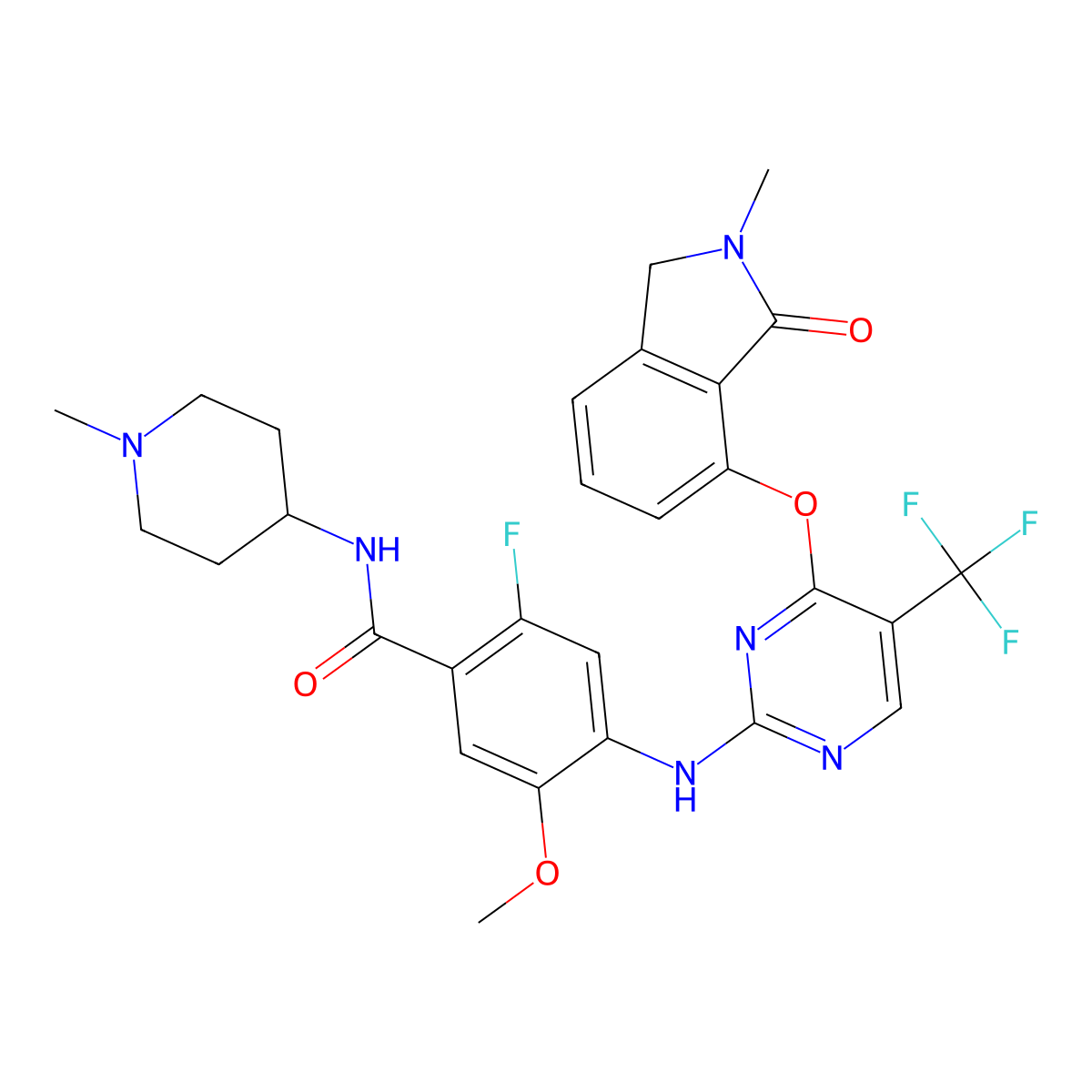 Ifebemtinib molecular structure, CAS 1227948-82-4