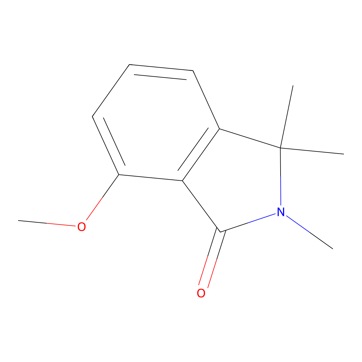 7-Methoxy-2,3,3-trimethyl-2,3-dihydro-isoindol-1-one molecular structure, CAS 1227950-32-4