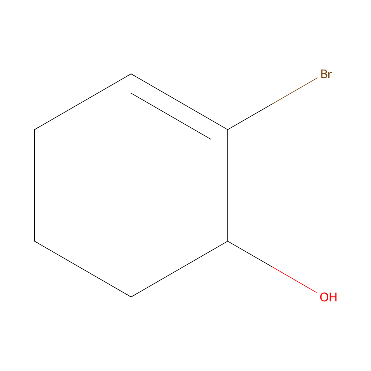 (1S)-2-bromocyclohex-2-en-1-ol molecular structure, CAS 122797-27-7