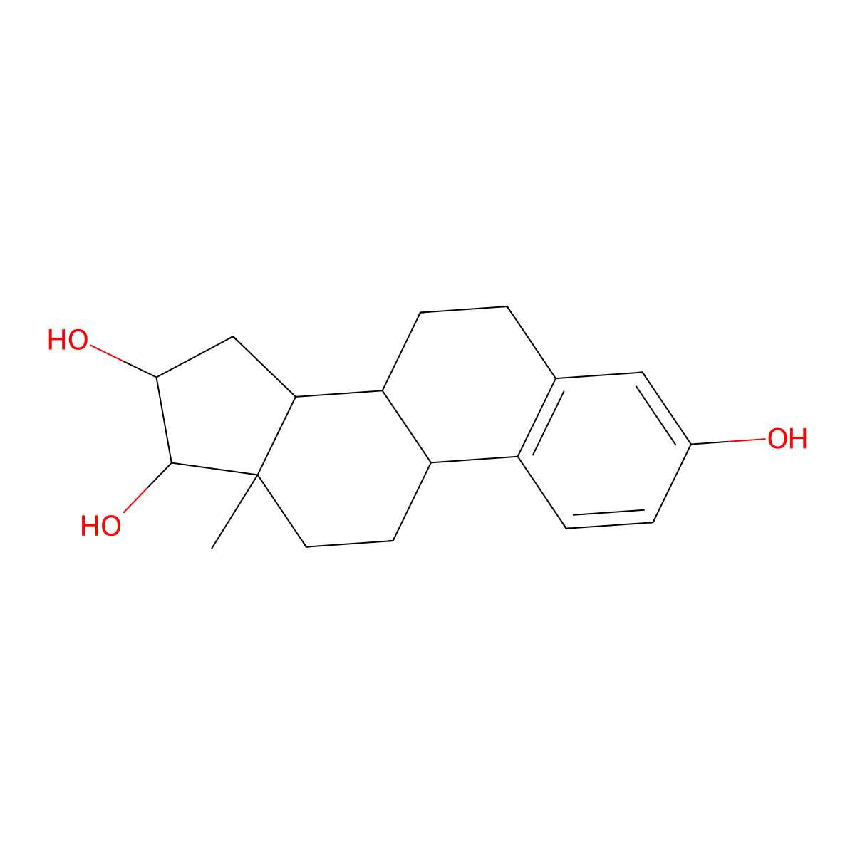 17-Epiestriol molecular structure, CAS 1228-72-4