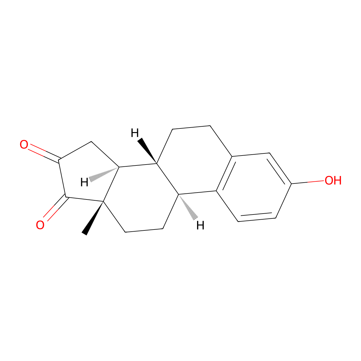 3-Hydroxyestra-1,3,5(10)-triene-16,17-dione molecular structure, CAS 1228-73-5