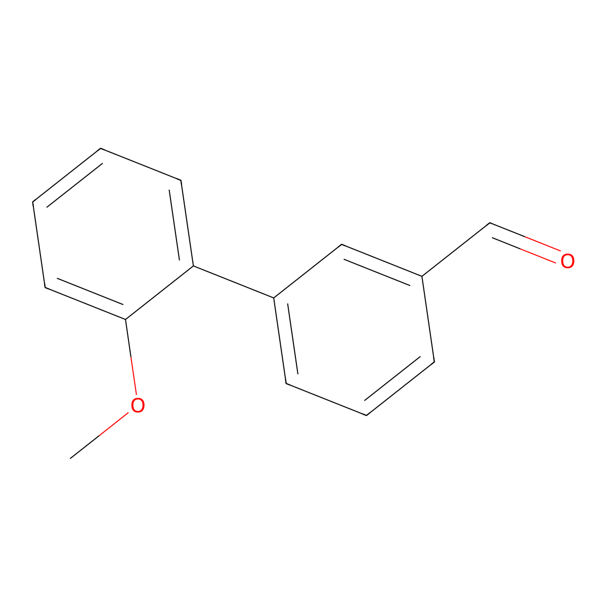 3-(2-Methoxyphenyl)benzaldehyde molecular structure, CAS 122801-57-4