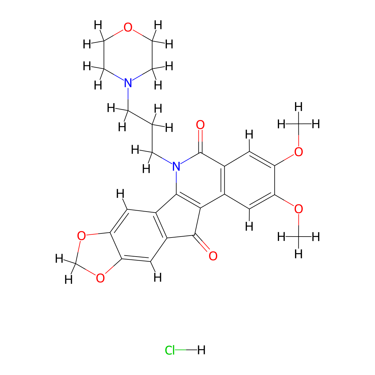 Indotecan Hydrochloride molecular structure, CAS 1228035-68-4