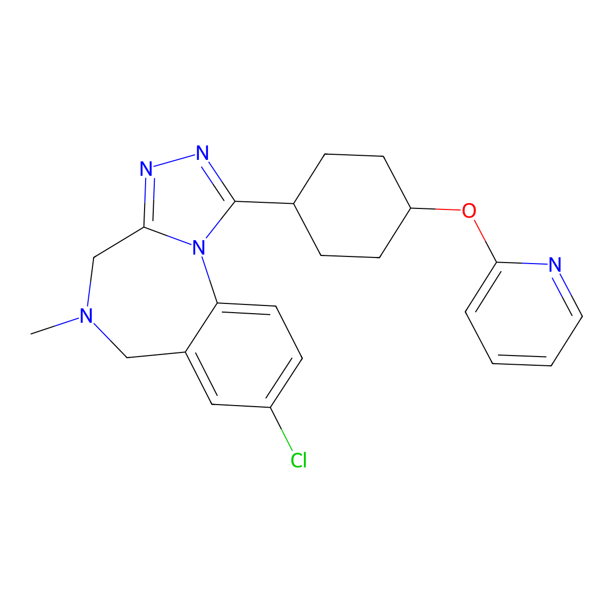 Balovaptan molecular structure, CAS 1228088-30-9