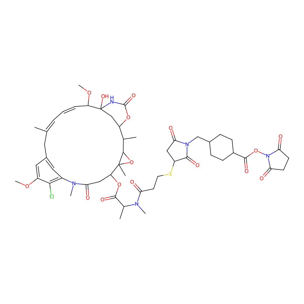 DM1-Smcc molecular structure, CAS 1228105-51-8