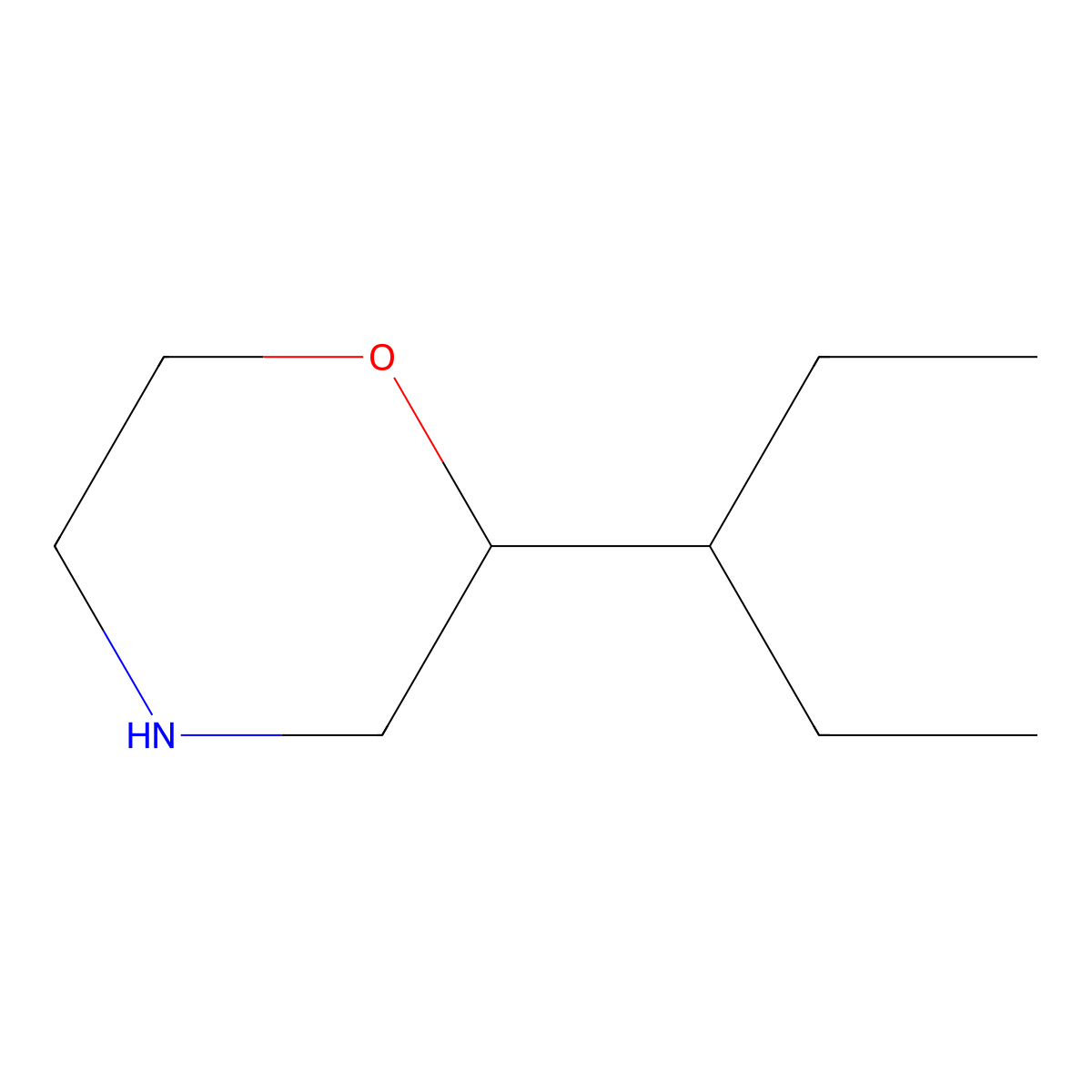 2-(Pentan-3-yl)morpholine molecular structure, CAS 1228107-08-1