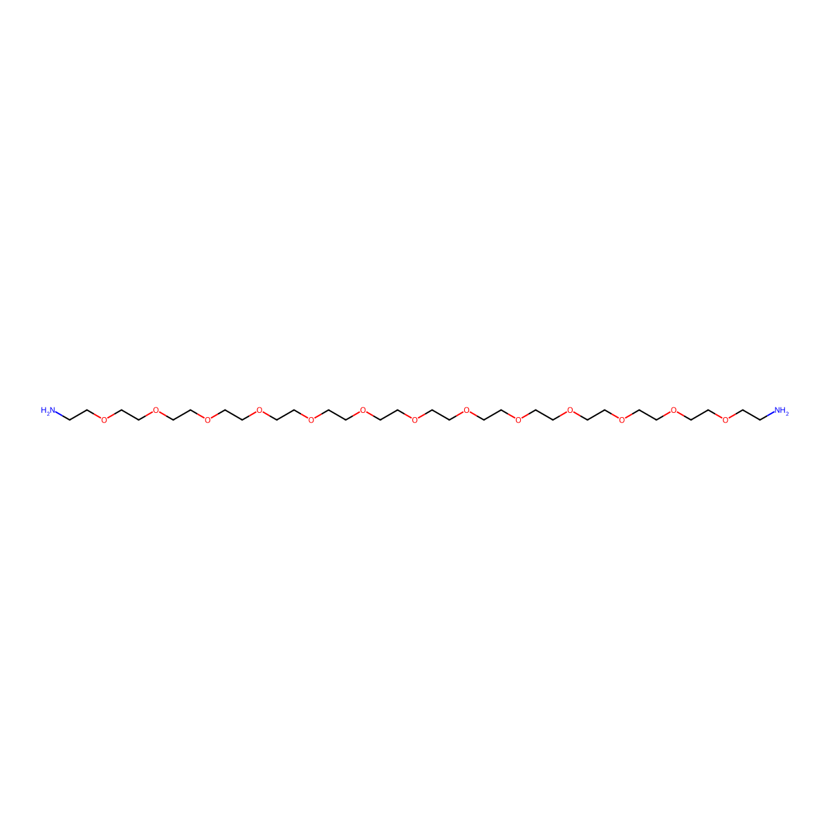 H2N-Peg13-CH2CH2NH2 molecular structure, CAS 1228119-65-0