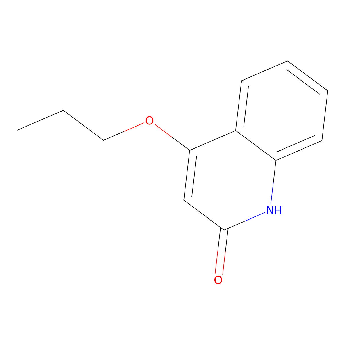4-Propoxyquinolin-2(1H)-one molecular structure, CAS 1228185-60-1
