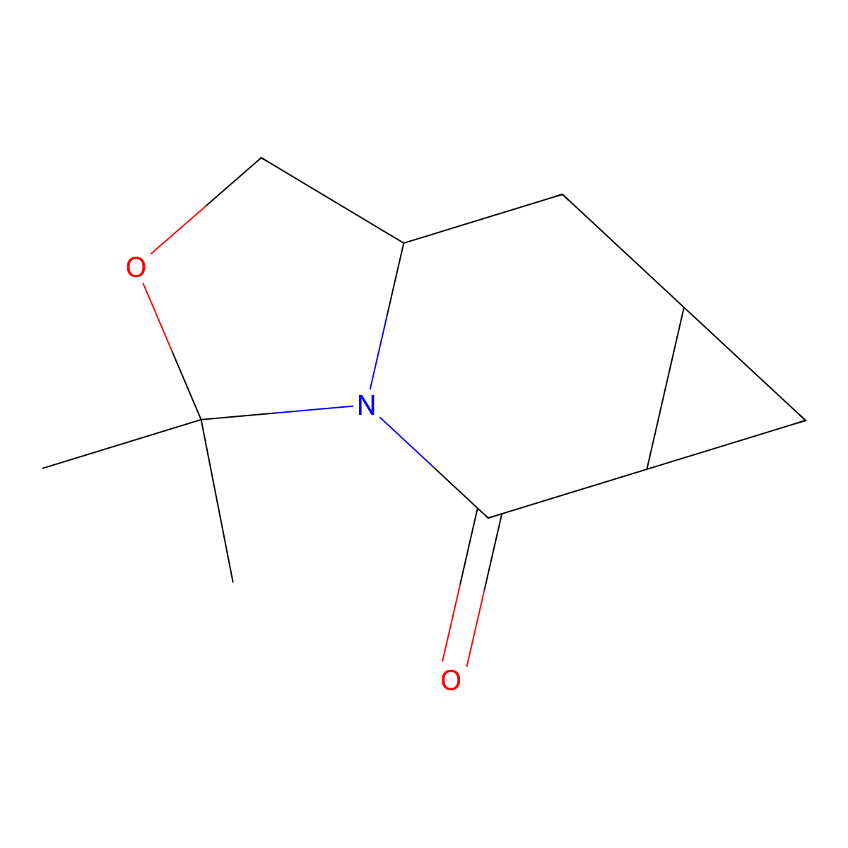 hexahydro-3,3-dimethyl-(5aR,6aR,7aS)-3H,5H-Cycloprop[d]oxazolo[3,4-a]pyridin-5-one molecular structure, CAS 1228188-25-7