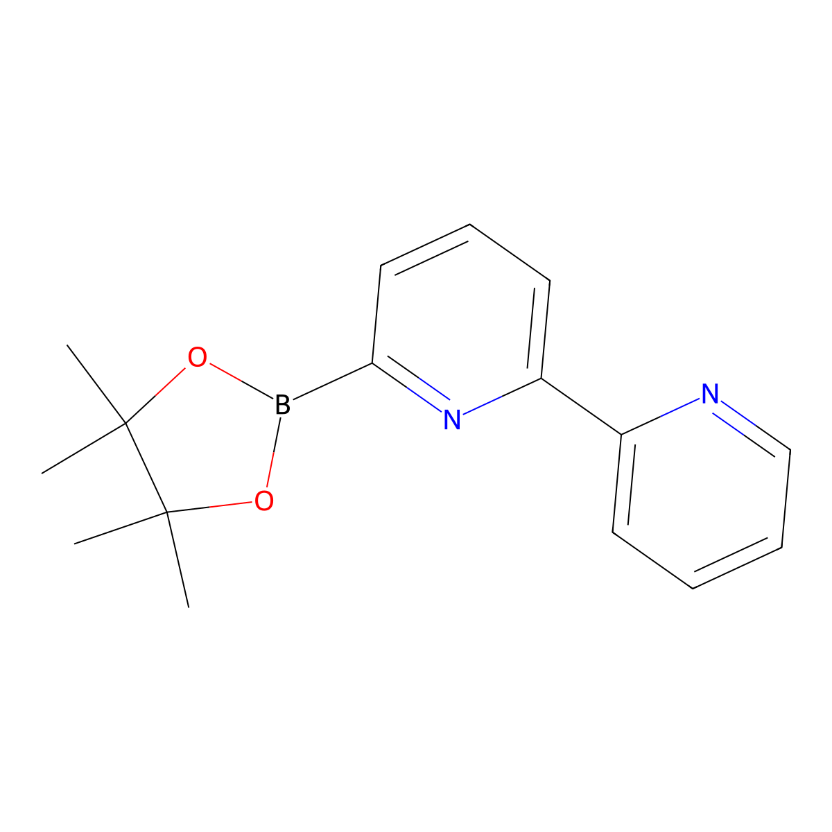 6-(2-Pyridyl)pyridine-2-boronic acid pinacol ester molecular structure, CAS 1228267-64-8