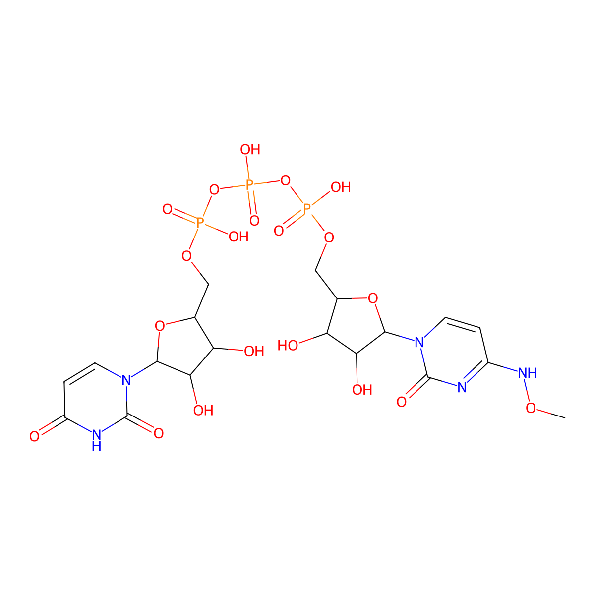 P1-Uridine5''-P3-Cyclohexyltriphosphate TriethylammoniumSalt molecular structure, CAS 1228271-30-4