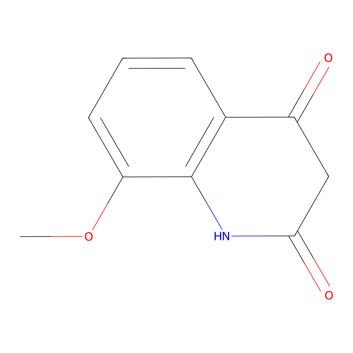 8-Methoxyquinoline-2,4(1H,3H)-dione molecular structure, CAS 1228302-28-0