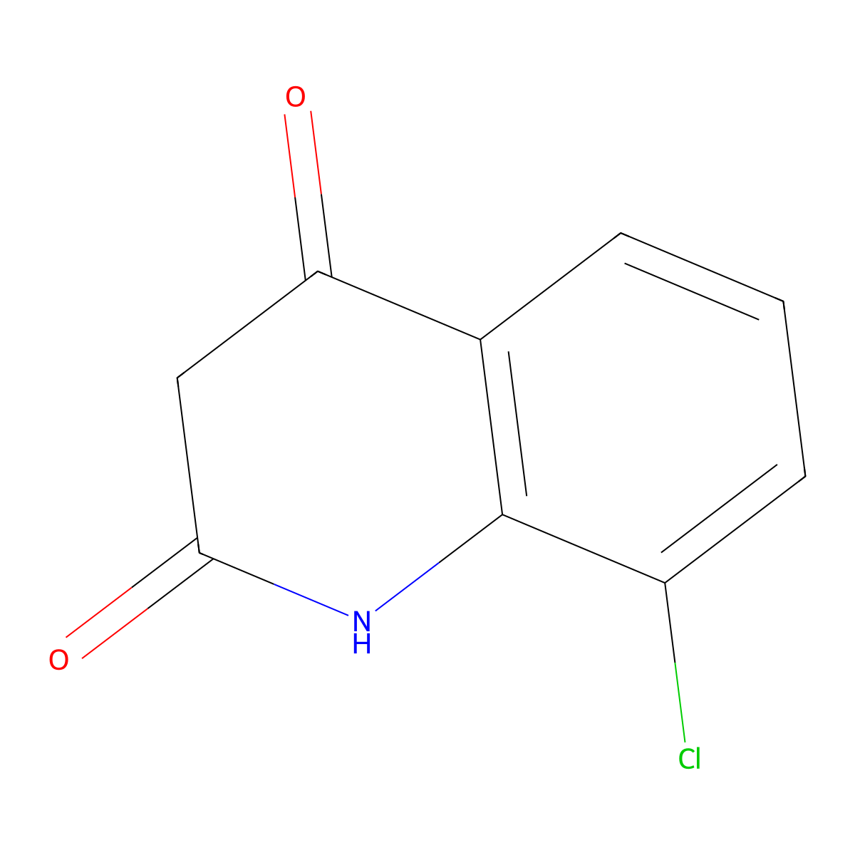 8-Chloroquinoline-2,4(1H,3H)-dione molecular structure, CAS 1228302-29-1