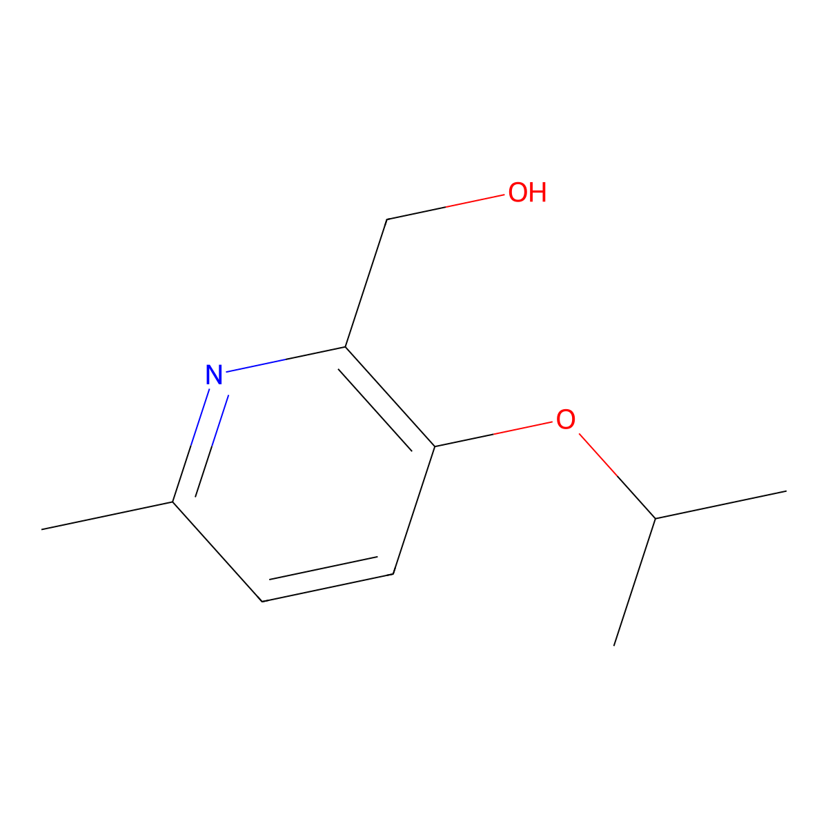{6-Methyl-3-[(1-methylethyl)oxy]-2-pyridinyl}methanol molecular structure, CAS 1228431-28-4
