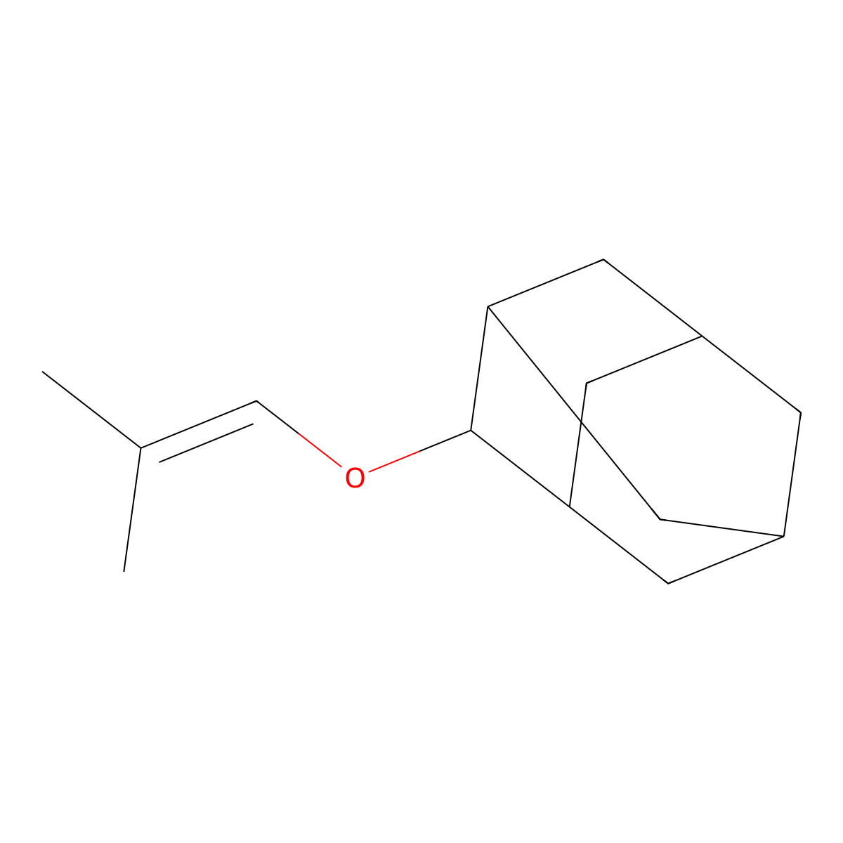 2-(2-Methylprop-1-enoxy)adamantane molecular structure, CAS 1228472-40-9