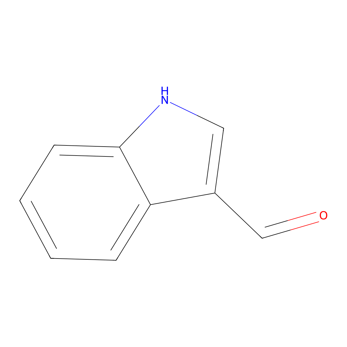 Indole-3-Carboxaldehyde molecular structure, CAS 1228547-52-1