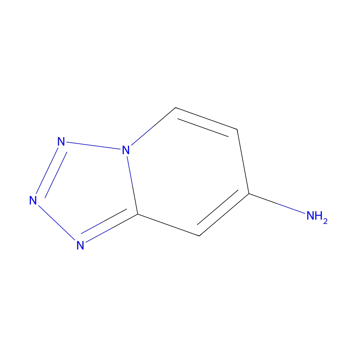 Tetrazolo[1,5-a]pyridin-7-amine molecular structure, CAS 1228551-77-6
