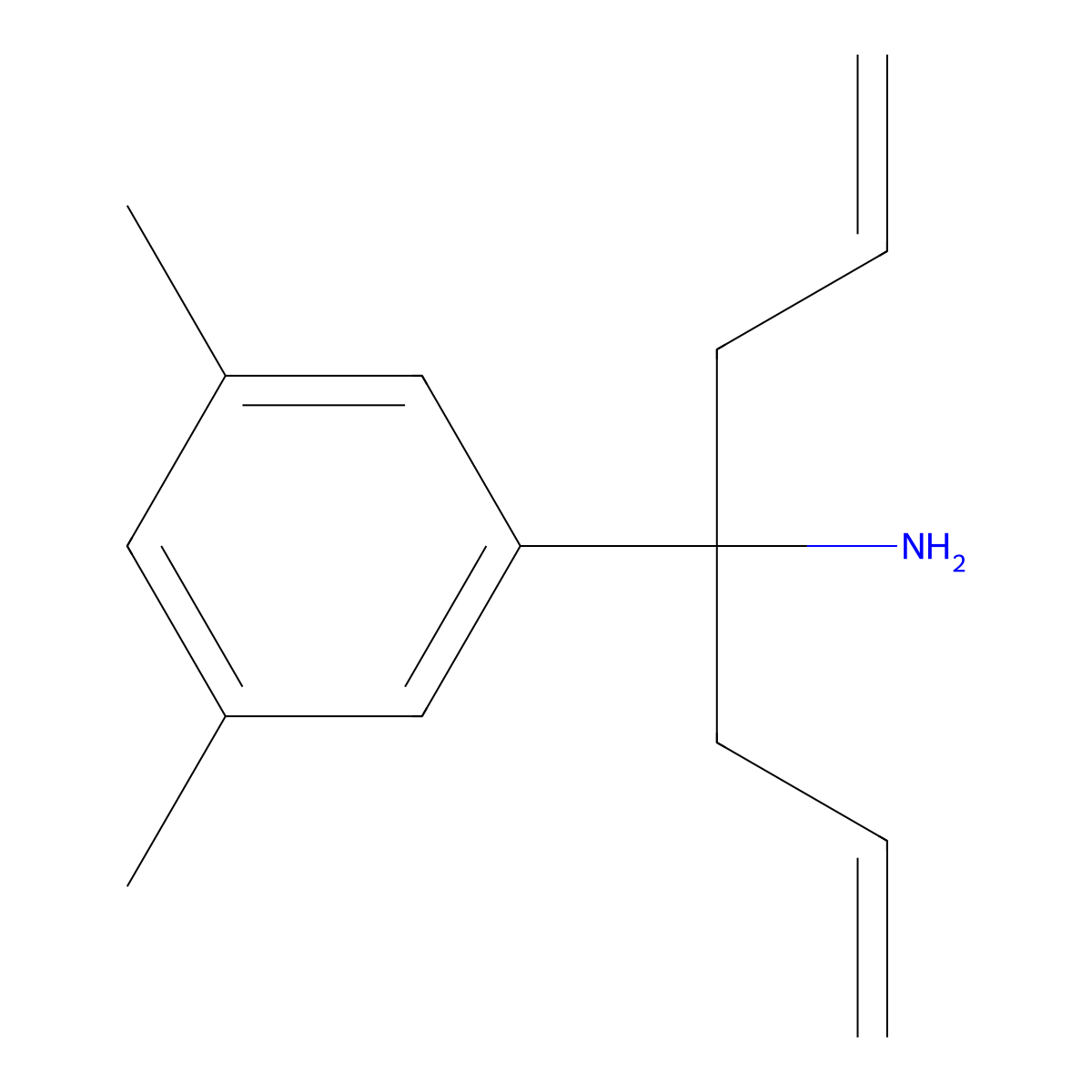 [1-Allyl-1-(3,5-dimethylphenyl)but-3-en-1-yl]amine molecular structure, CAS 1228553-02-3