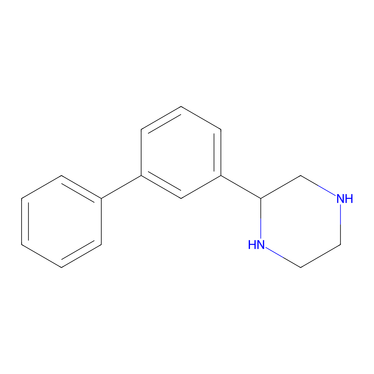 (R)-2-([1,1'-Biphenyl]-3-yl)piperazine molecular structure, CAS 1228561-55-4
