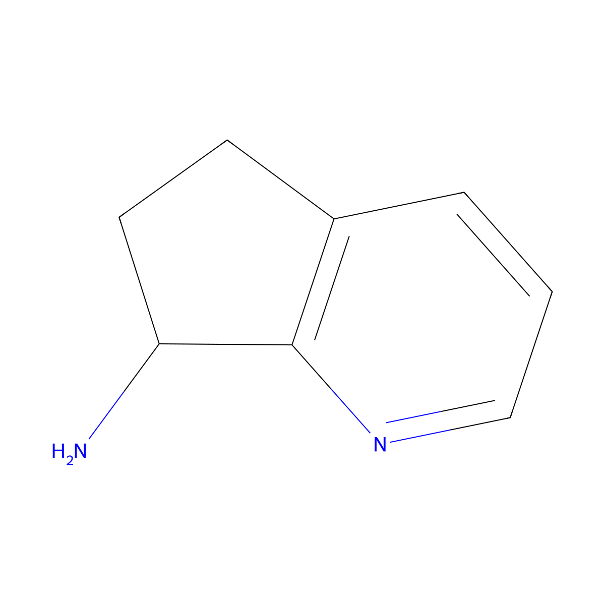 (R)-6,7-dihydro-5H-cyclopenta[b]pyridin-7-amine molecular structure, CAS 1228571-16-1