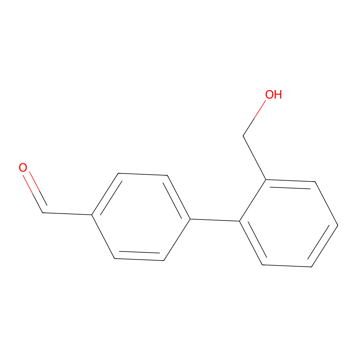 2'-(Hydroxymethyl)-[1,1'-biphenyl]-4-carbaldehyde molecular structure, CAS 1228594-41-9
