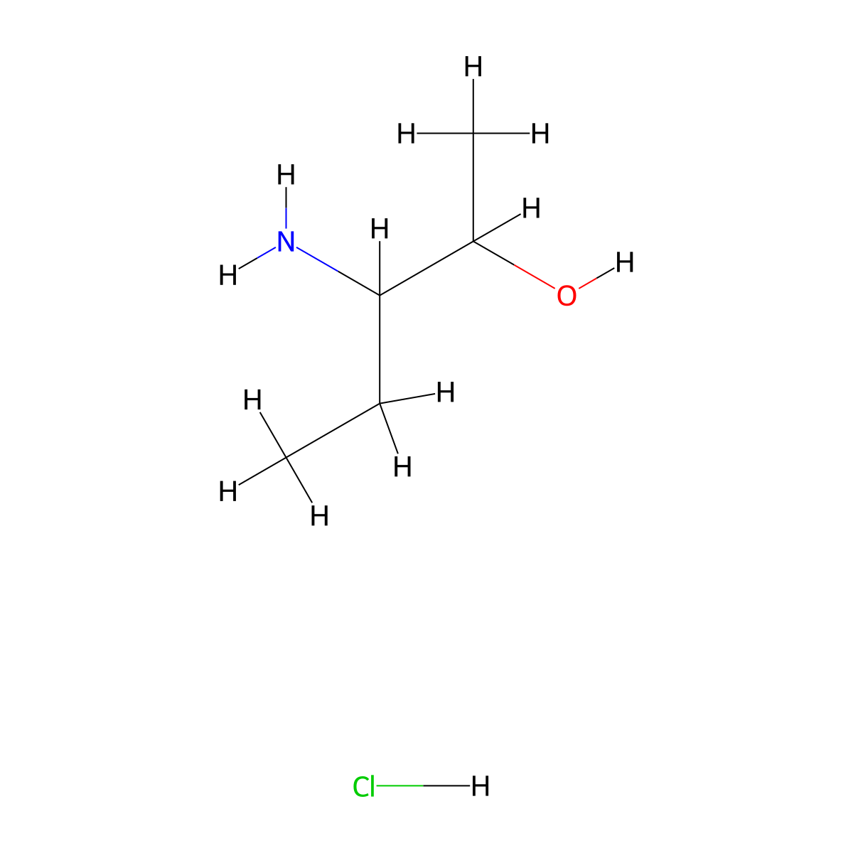 3-Aminopentan-2-ol hydrochloride molecular structure, CAS 1228600-42-7
