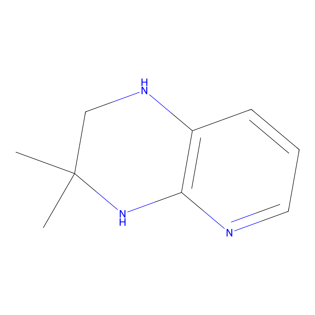 3,3-Dimethyl-1,2,3,4-tetrahydropyrido[2,3-b]pyrazine molecular structure, CAS 1228600-44-9