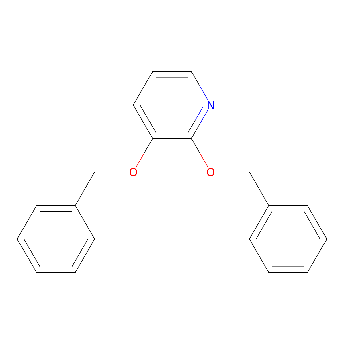 2,3-Bis(benzyloxy)pyridine molecular structure, CAS 1228665-98-2