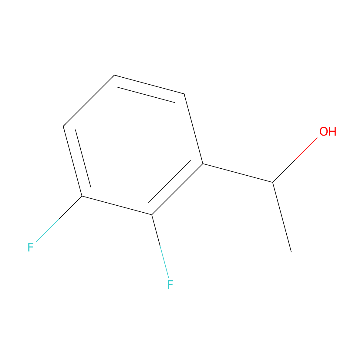 1-(2,3-Difluorophenyl)ethan-1-ol molecular structure, CAS 1228690-56-9