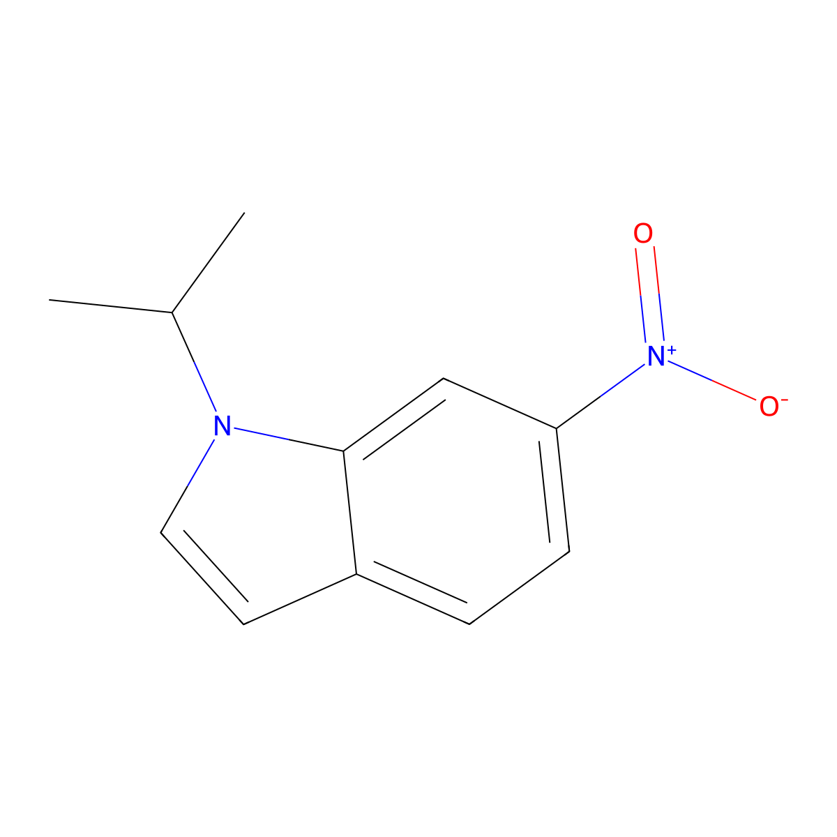 1-Isopropyl-6-nitro-1h-indole molecular structure, CAS 1228762-38-6