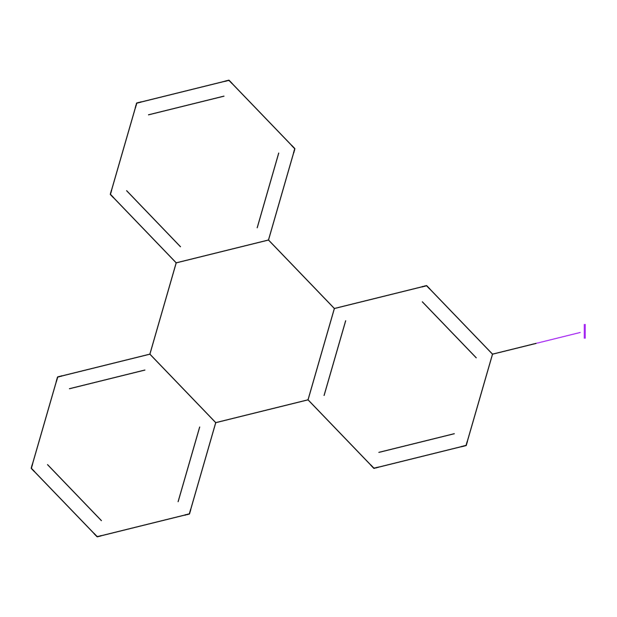 2-Iodotriphenylene molecular structure, CAS 1228778-59-3