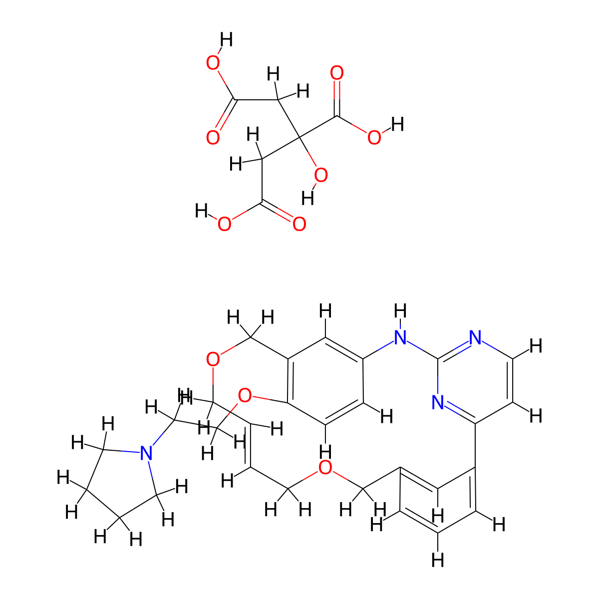 Pacritinib Citrate molecular structure, CAS 1228923-42-9