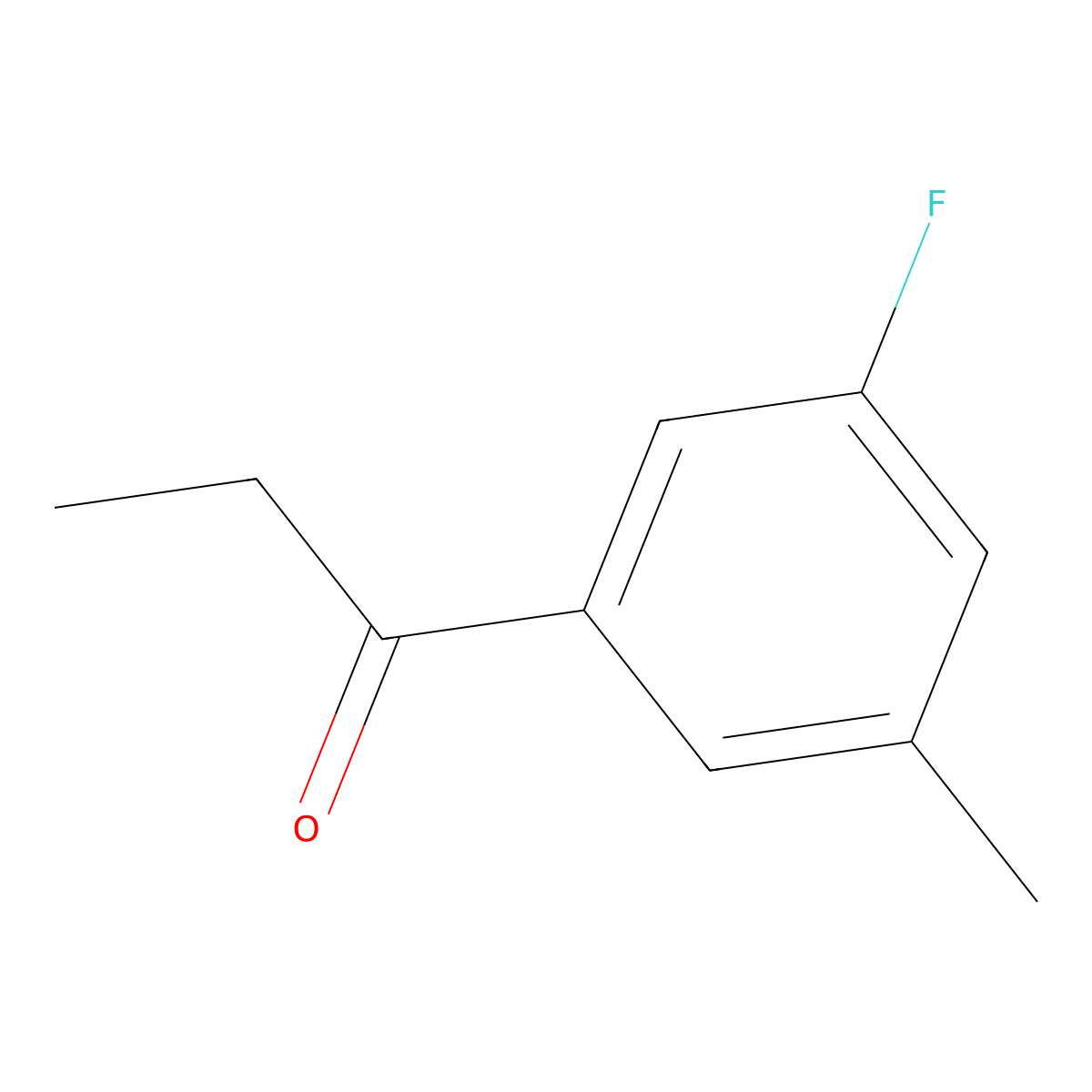 3'-Fluoro-5'-methylpropiophenone molecular structure, CAS 1228926-04-2