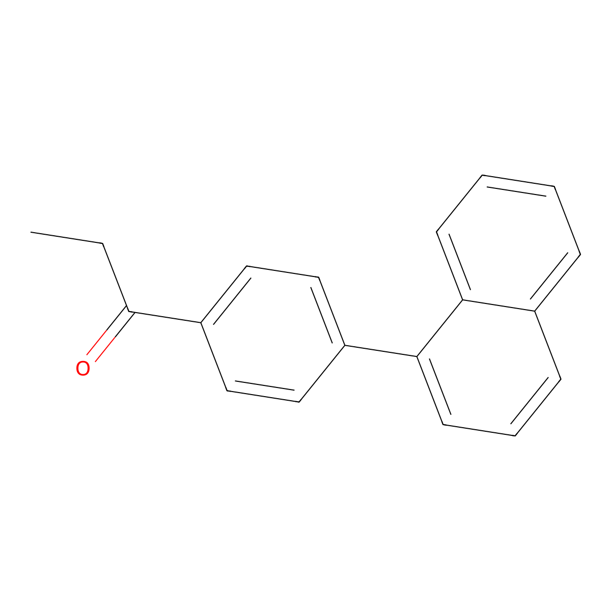 1-[4-(1-Naphthalenyl)phenyl]-1-propanone molecular structure, CAS 1228926-65-5