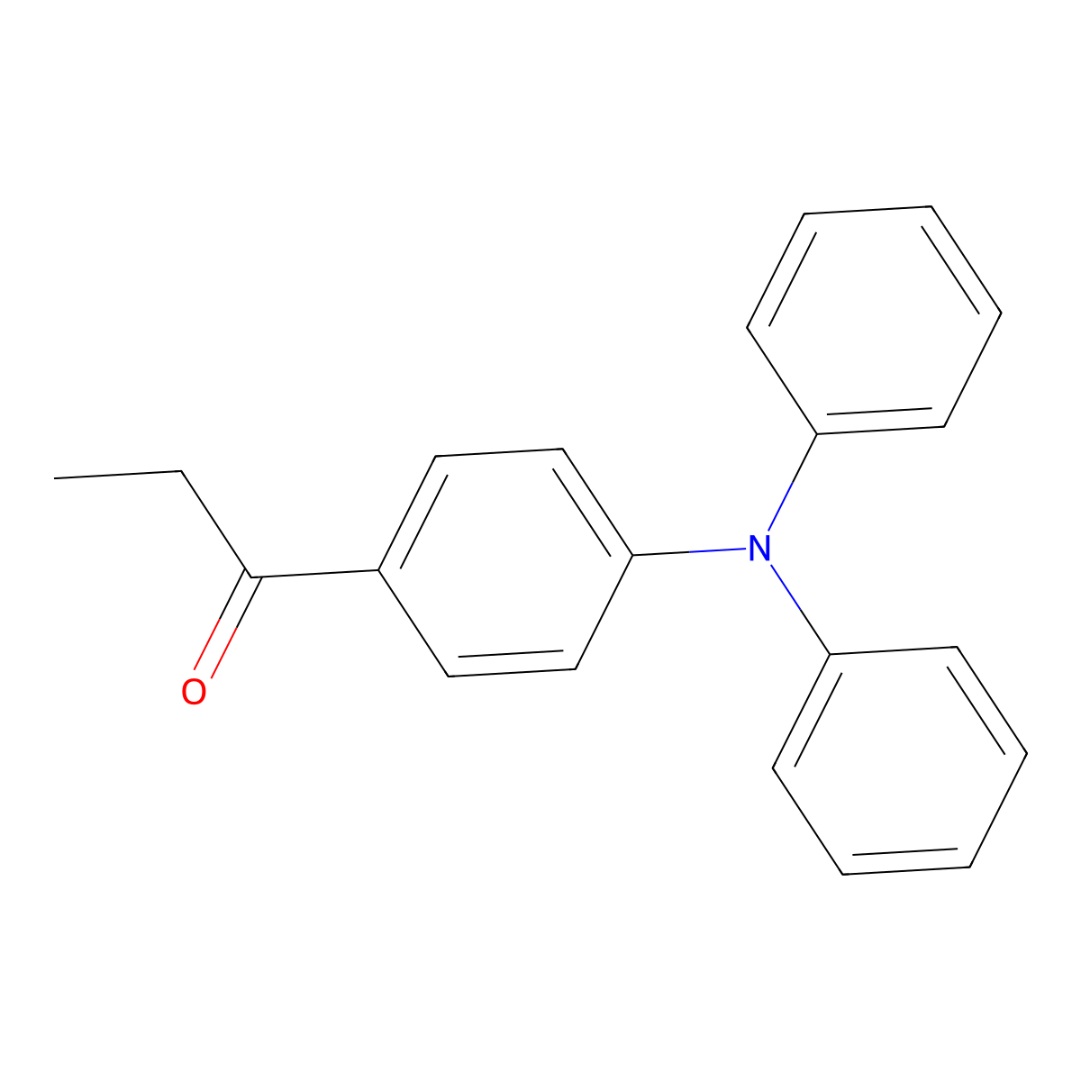 1-[4-(Diphenylamino)phenyl]-1-propanone molecular structure, CAS 1228926-76-8