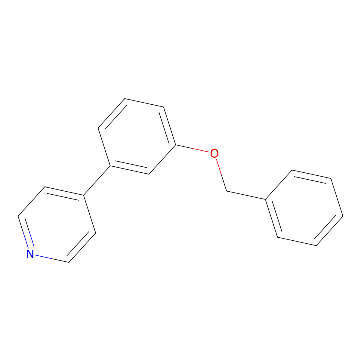 4-(3-Phenylmethoxyphenyl)pyridine molecular structure, CAS 1228944-33-9