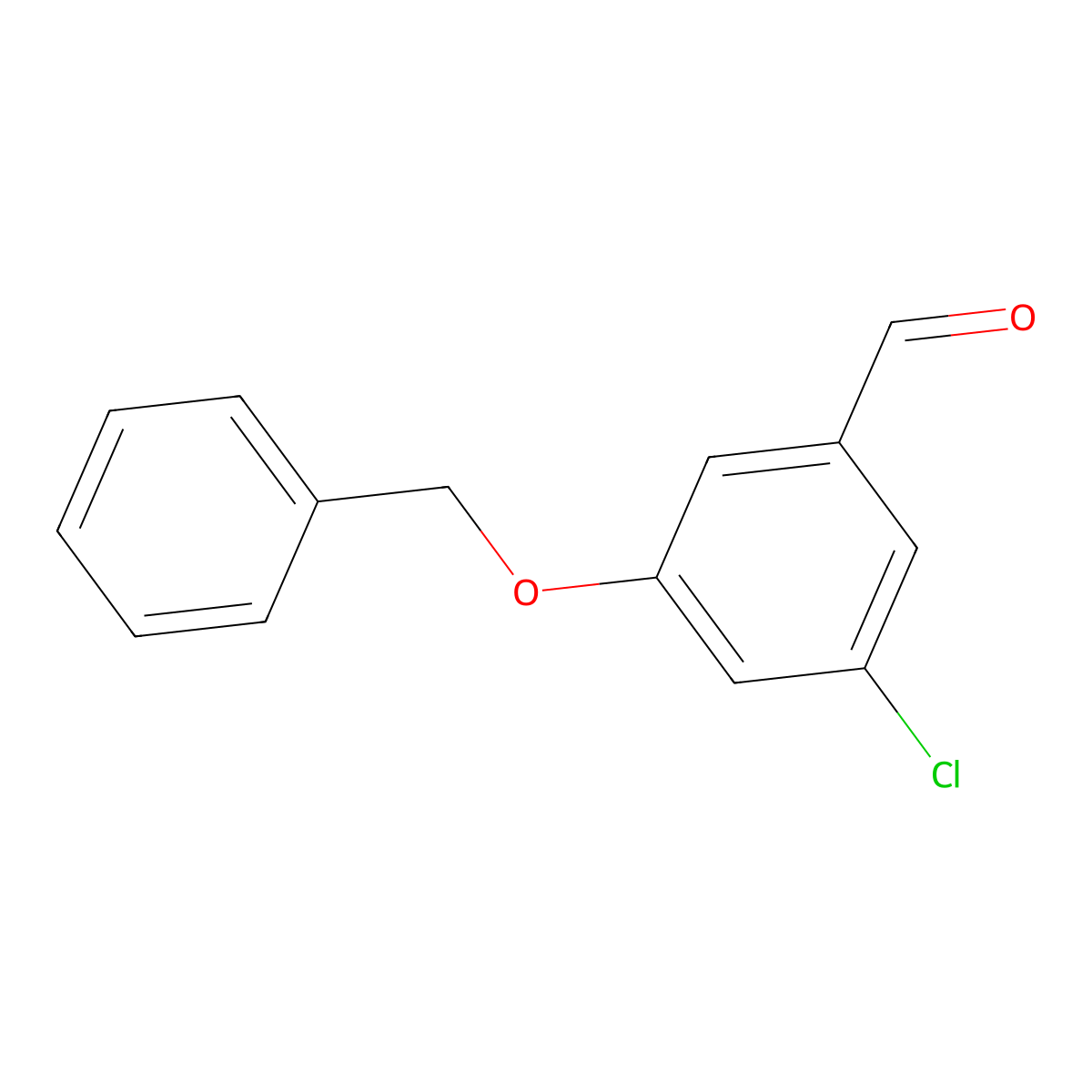3-(Benzyloxy)-5-chlorobenzaldehyde molecular structure, CAS 1228956-94-2