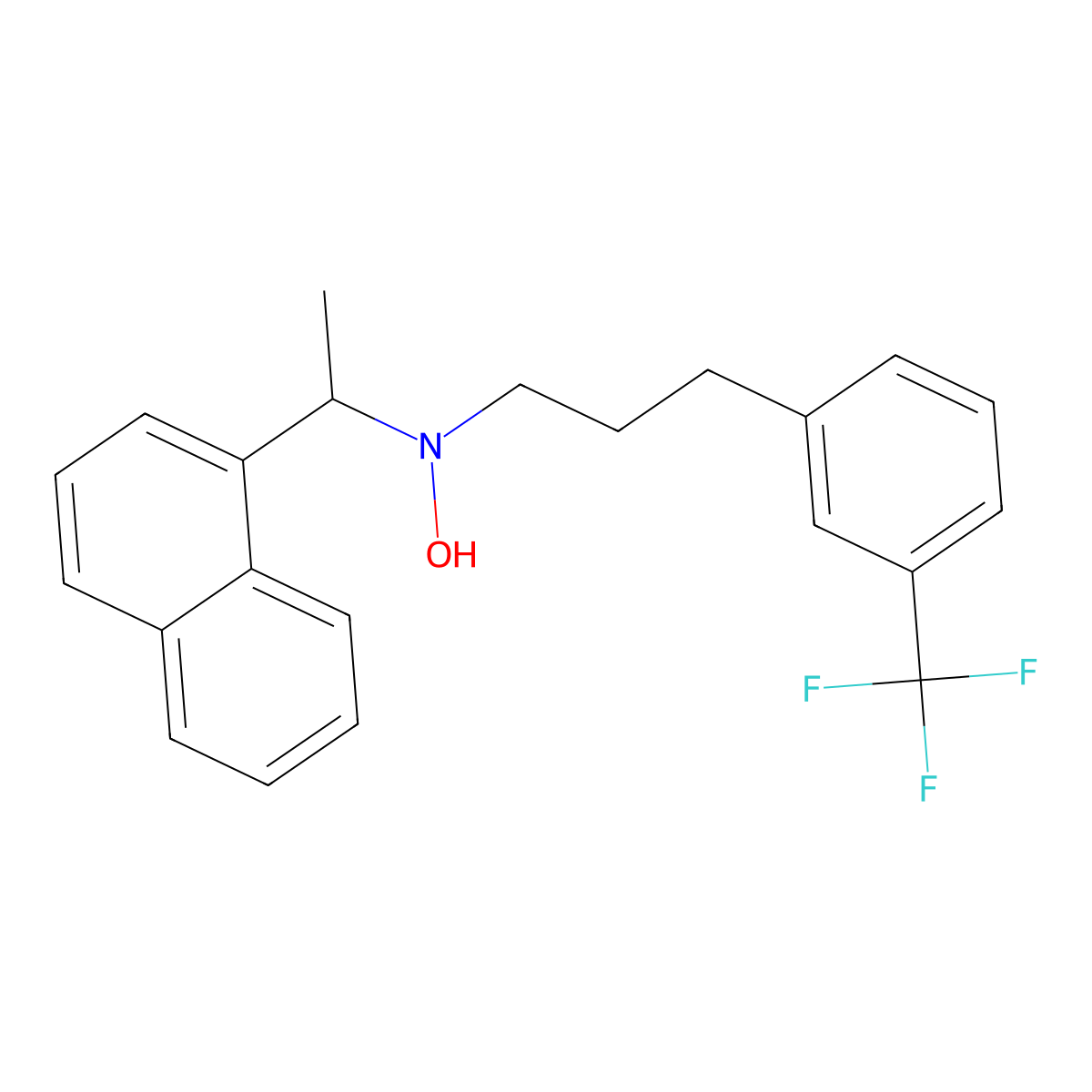 Cinacalcet N-Oxide molecular structure, CAS 1229224-94-5