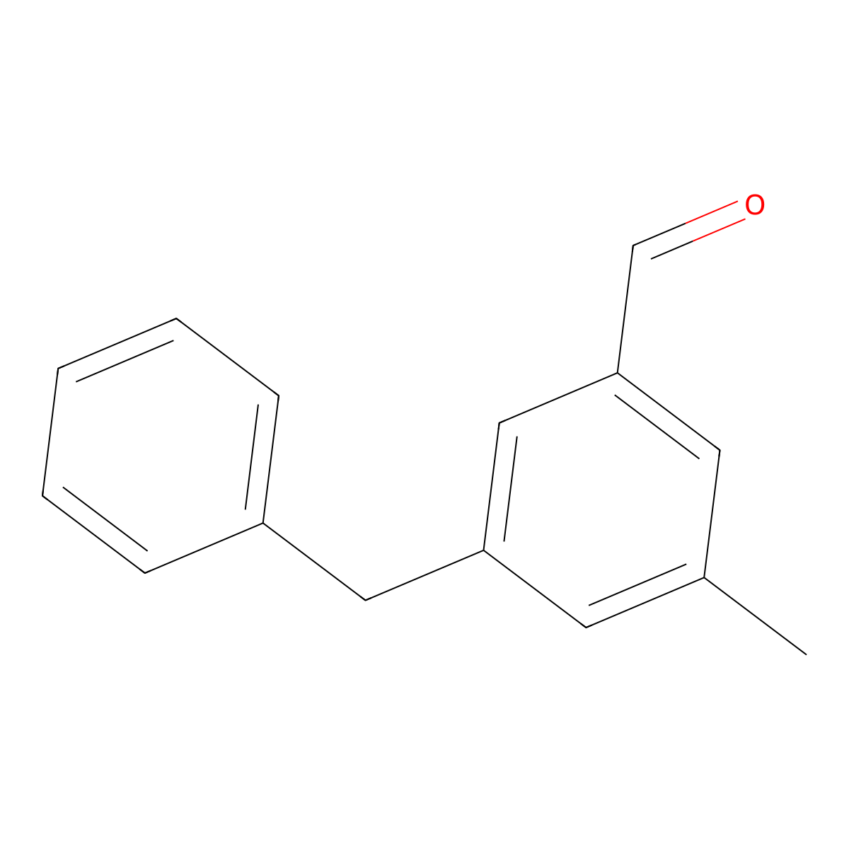 3-Benzyl-5-methylbenzaldehyde molecular structure, CAS 1229244-89-6