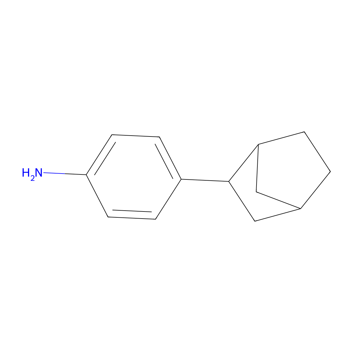 4-(Bicyclo[2.2.1]heptan-2-yl)aniline molecular structure, CAS 1229624-72-9