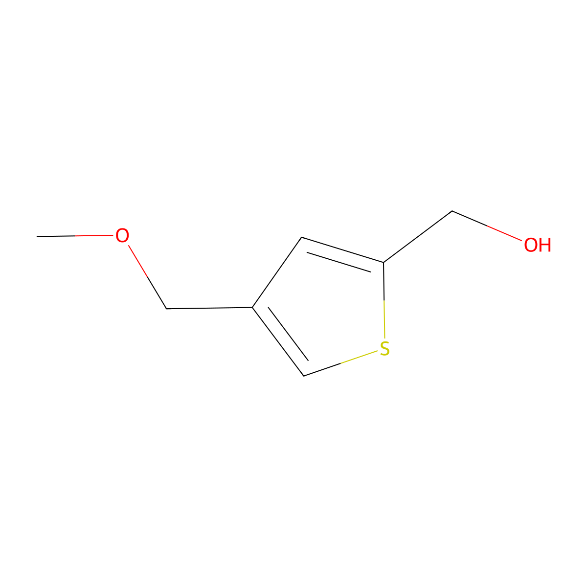[4-(Methoxymethyl)thiophen-2-yl]methanol molecular structure, CAS 1229627-07-9